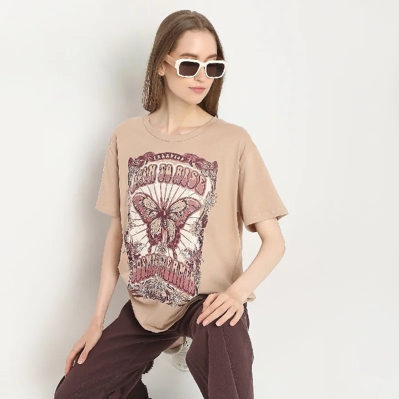 Trendy Urban Attire Oversize Graphic T-Shirt