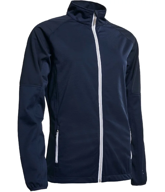 Women Arden Softshell Jacket In Navy