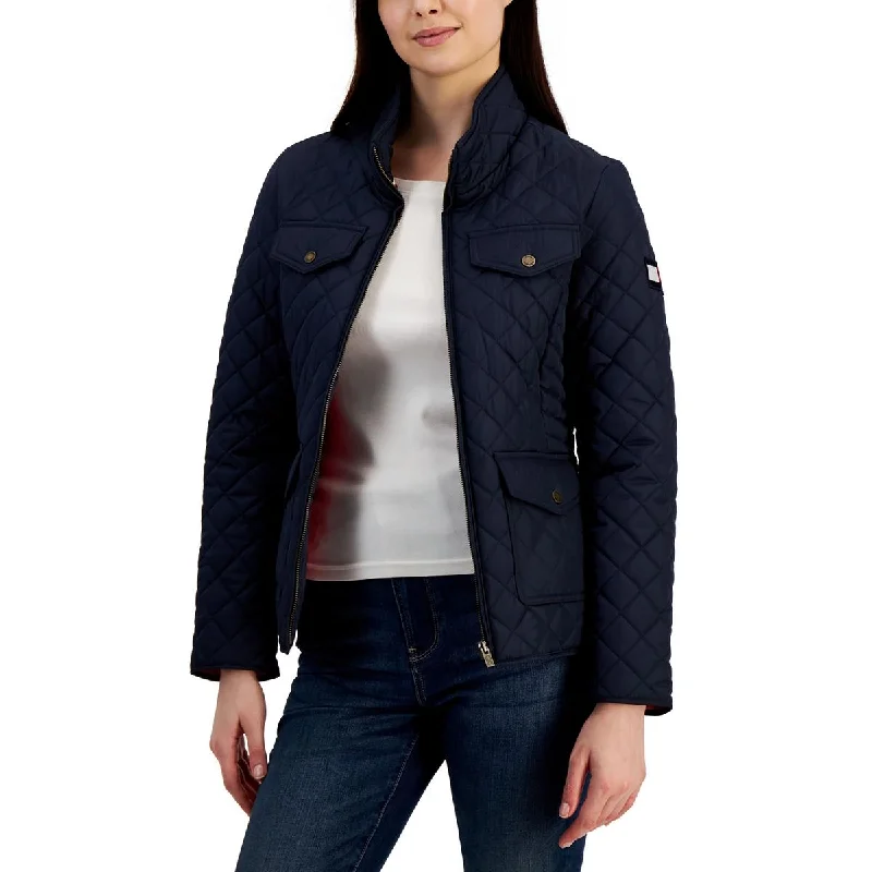 Womens Quilted Polyester Puffer Jacket