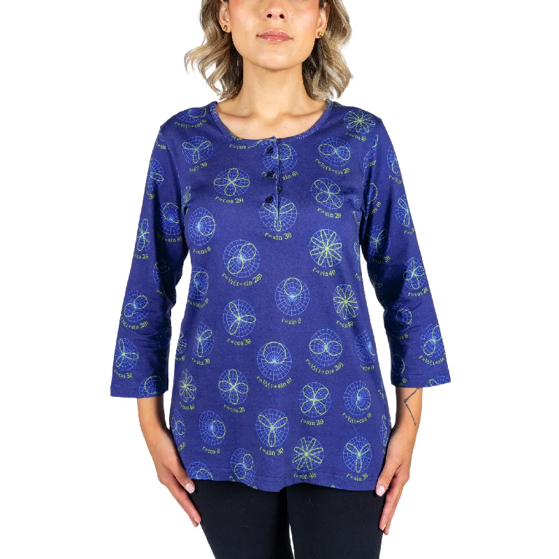 Best Online Boutiques For Women Graphs of Polar Equations Tunic Top [FINAL SALE]