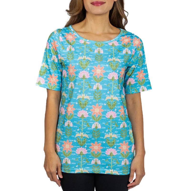 End of Season Sale Parts Of A Flower Tunic Top [FINAL SALE]