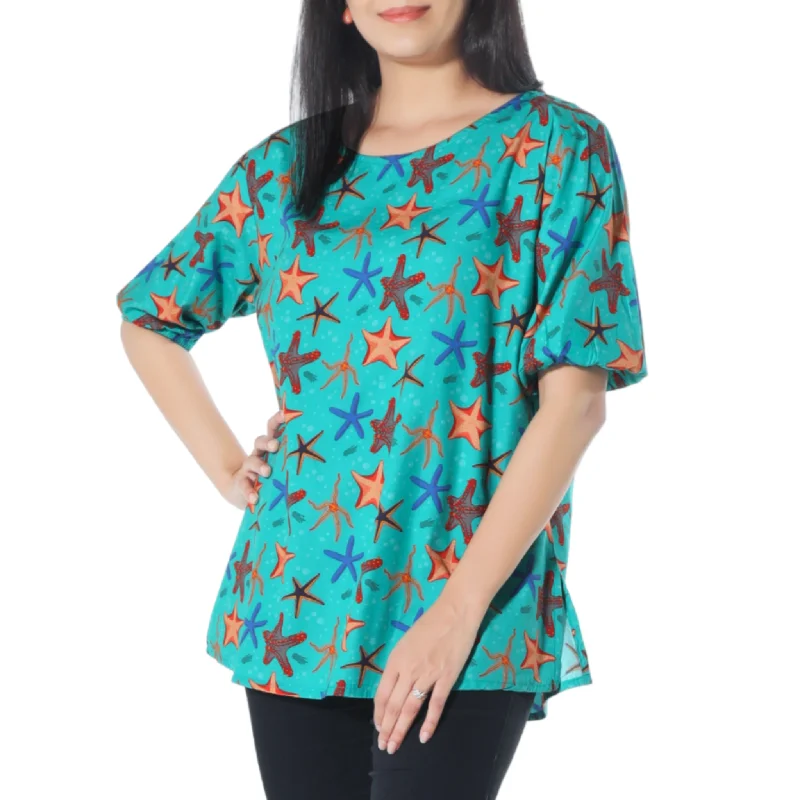 Eclectic Fashion Starfish Relaxed Tunic Top