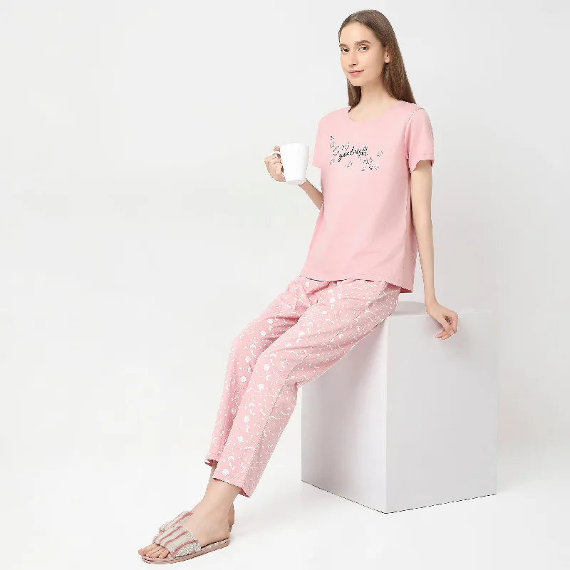 Effortless Everyday Wear Regular Fit Printed Lounge T-Shirt