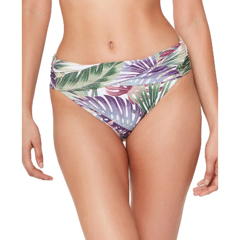 Fashion Essentials Womens Printed Hipster Swim Bottom Separates